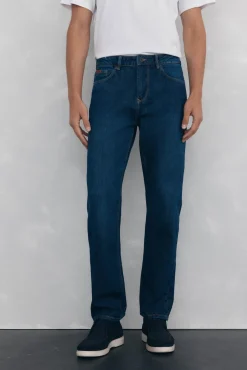 Pedro del Hierro Pantalón vaquero regular fit Azul New
