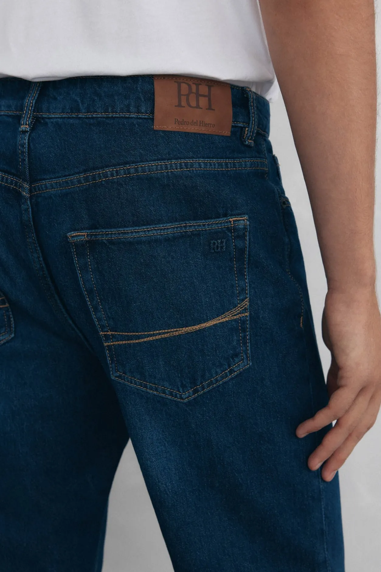 Pedro del Hierro Pantalón vaquero regular fit Azul New