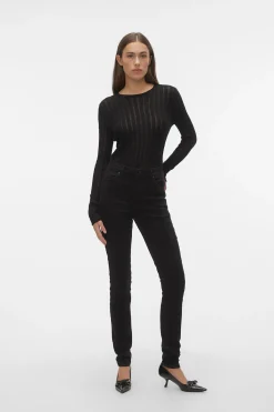 Vero Moda Pantalón vaquero skinny Negro Best