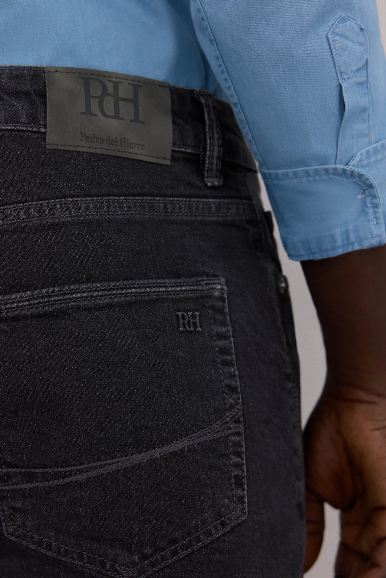 Pedro del Hierro Pantalón vaquero slim fit Gris Hot