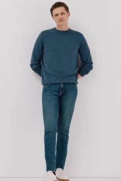 Cortefiel Pantalón vaquero slim fit Azul Sale