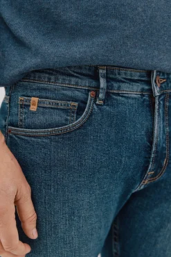 Cortefiel Pantalón vaquero slim fit Azul Sale