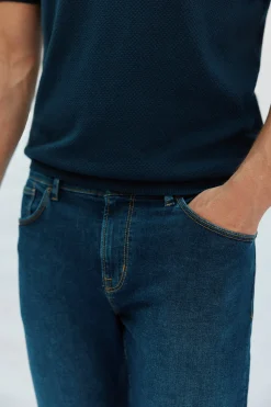 Cortefiel Pantalón vaquero slim fit Azul Hot