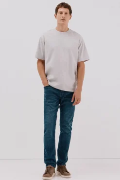 Cortefiel Pantalón vaquero slim fit Azul oscuro Discount