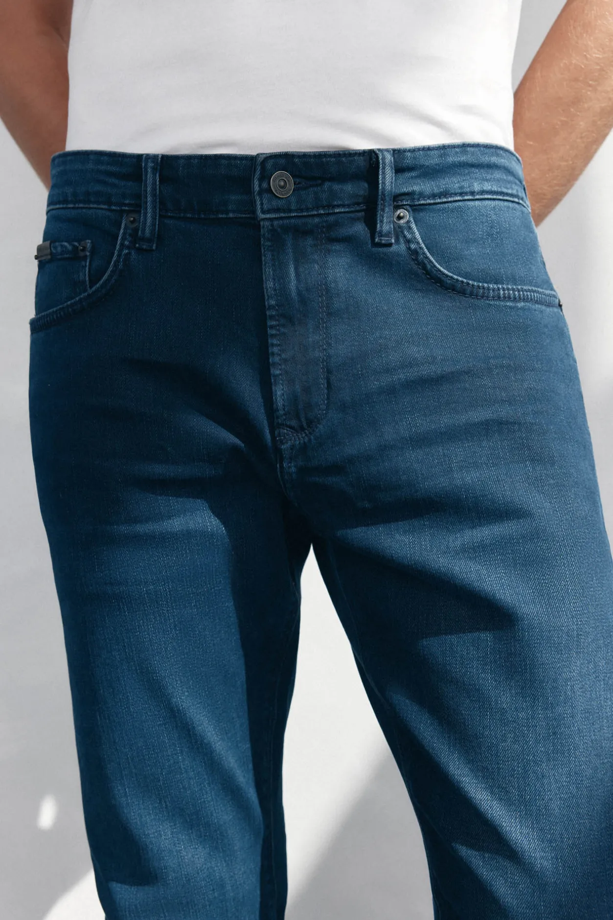 Pedro del Hierro Pantalón vaquero slim fit Azul Hot