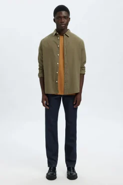 Selected Pantalón vaquero Slim Fit. Azul marino Clearance