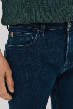 Cortefiel Pantalón vaquero slim fit Azul marino Clearance