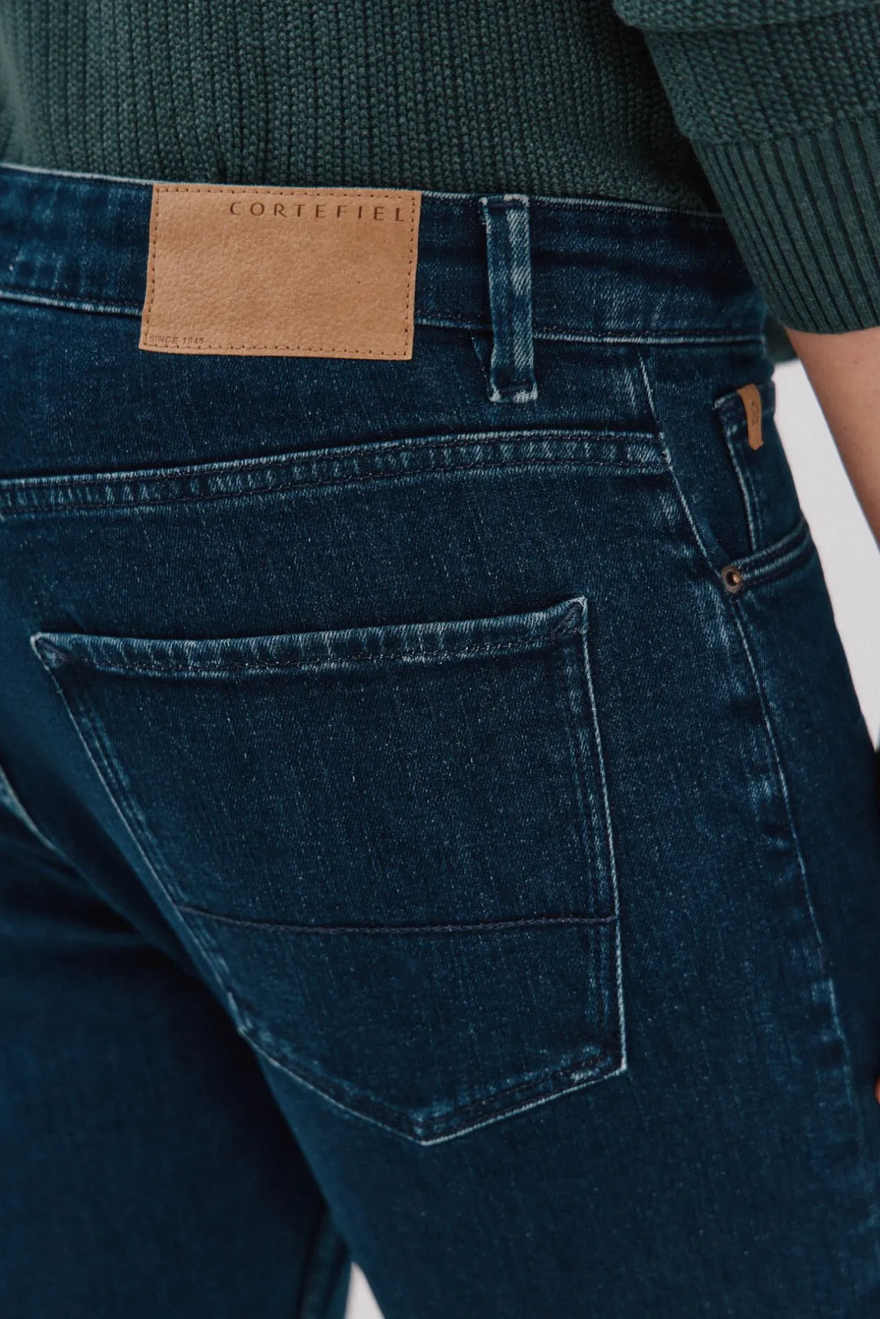 Cortefiel Pantalón vaquero slim fit Azul marino Clearance