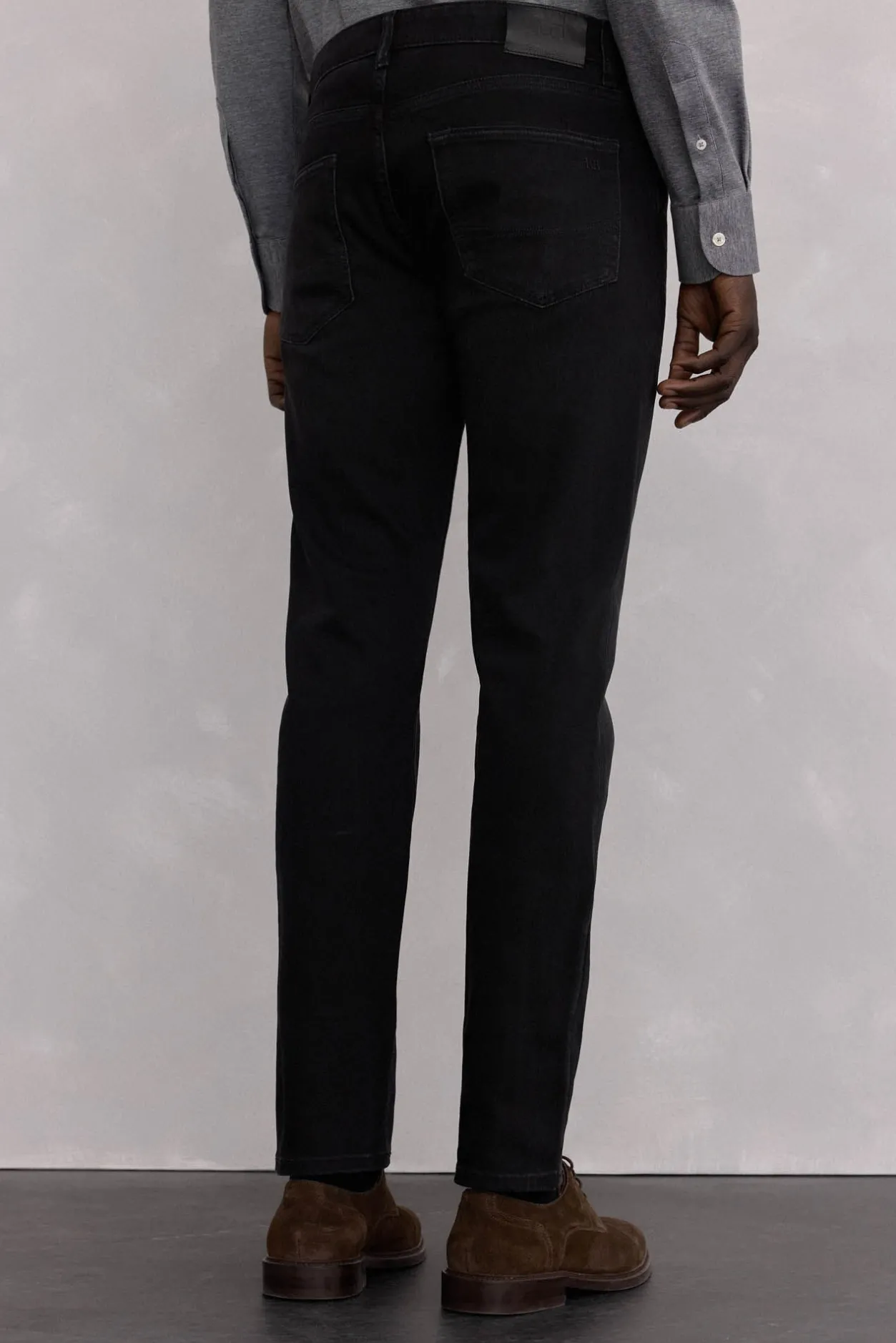 Pedro del Hierro Pantalón vaquero slim fit Negro New