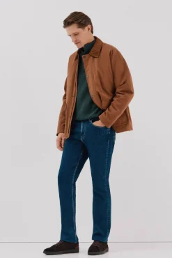 Cortefiel Pantalón vaquero straight fit Azul Online