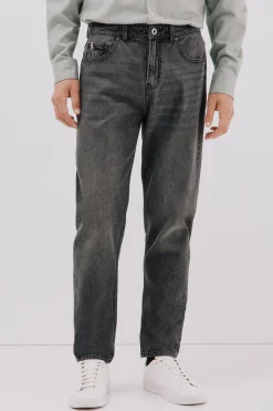Cortefiel Pantalón vaquero tapered fit Gris Clearance