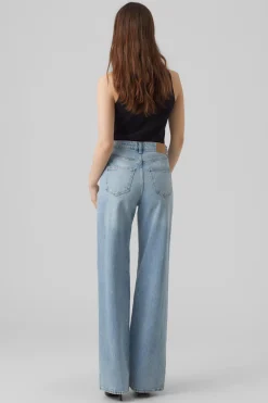 Vero Moda Pantalón vaquero wide Azul Hot