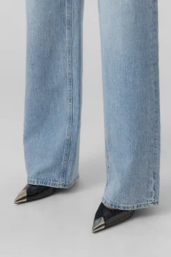 Vero Moda Pantalón vaquero wide Azul Hot