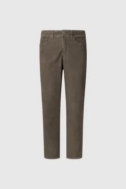 Pepe Jeans Pantalon de pana Slim cinco bolsillos marr&oacute;n New