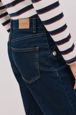 Cortefiel Pantalones buttons Azul Clearance