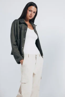 Springfield Pantalones cargo algodón nude Hot