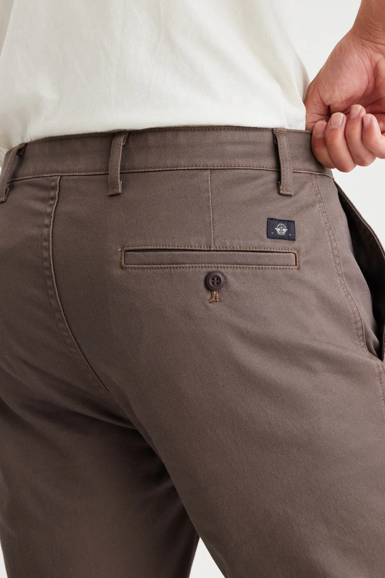 Dockers Pantalones chinos casual Marrón Discount