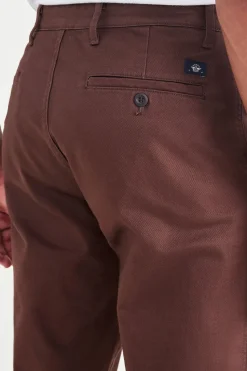 Dockers Pantalones chinos slim fit Marr&oacute;n Hot