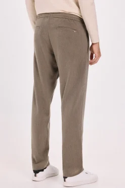 Jack & Jones Pantalones clásicos con cintura elástica Marr&oacute;n New