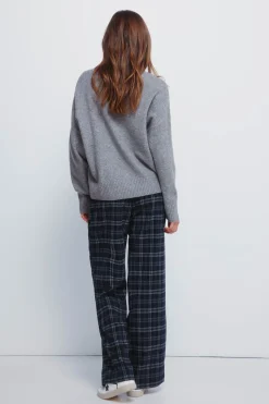 Springfield Pantalones jogger cuadros azul Discount