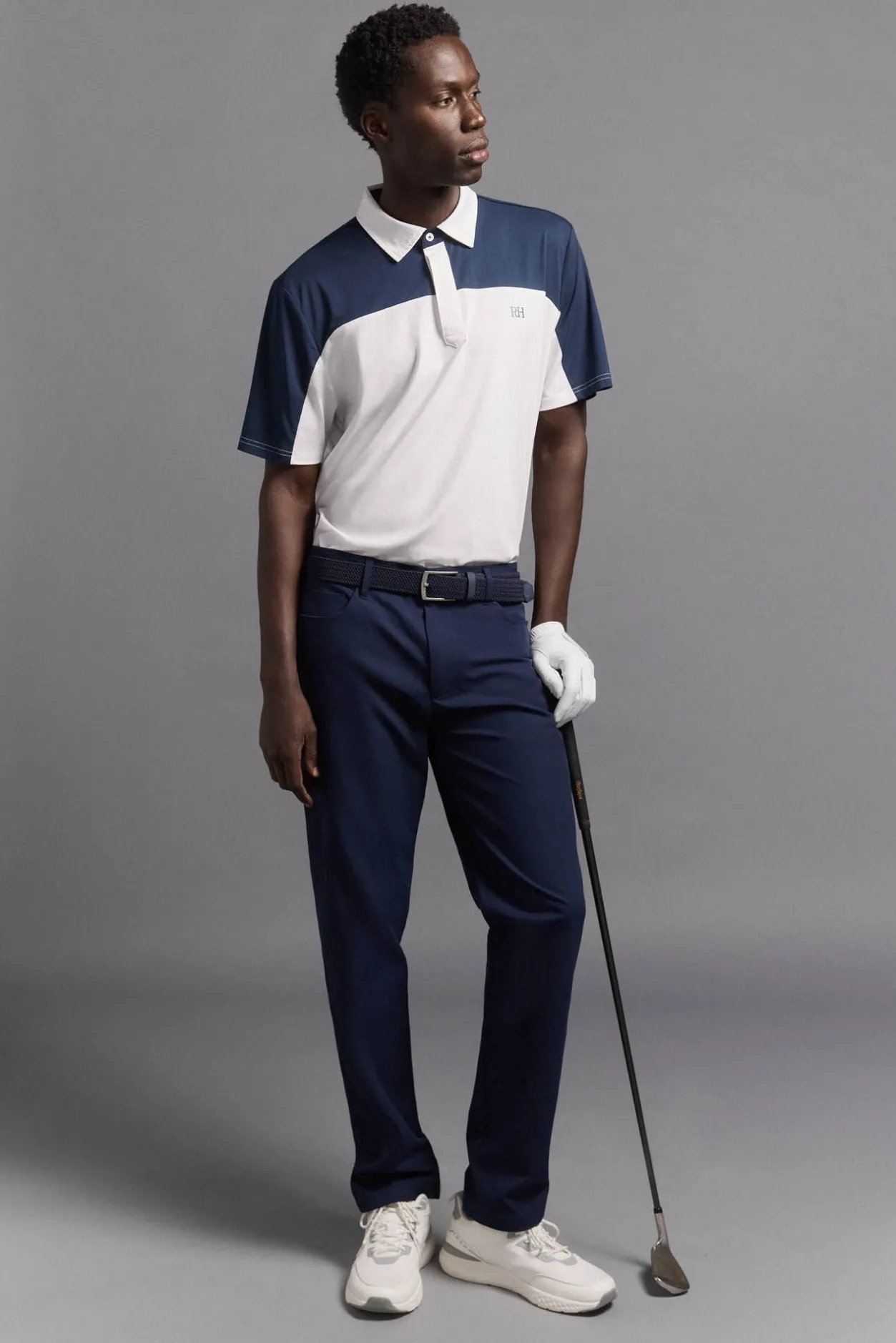 Pedro del Hierro Pantalones largos 5 bolsillos golf Azul Discount
