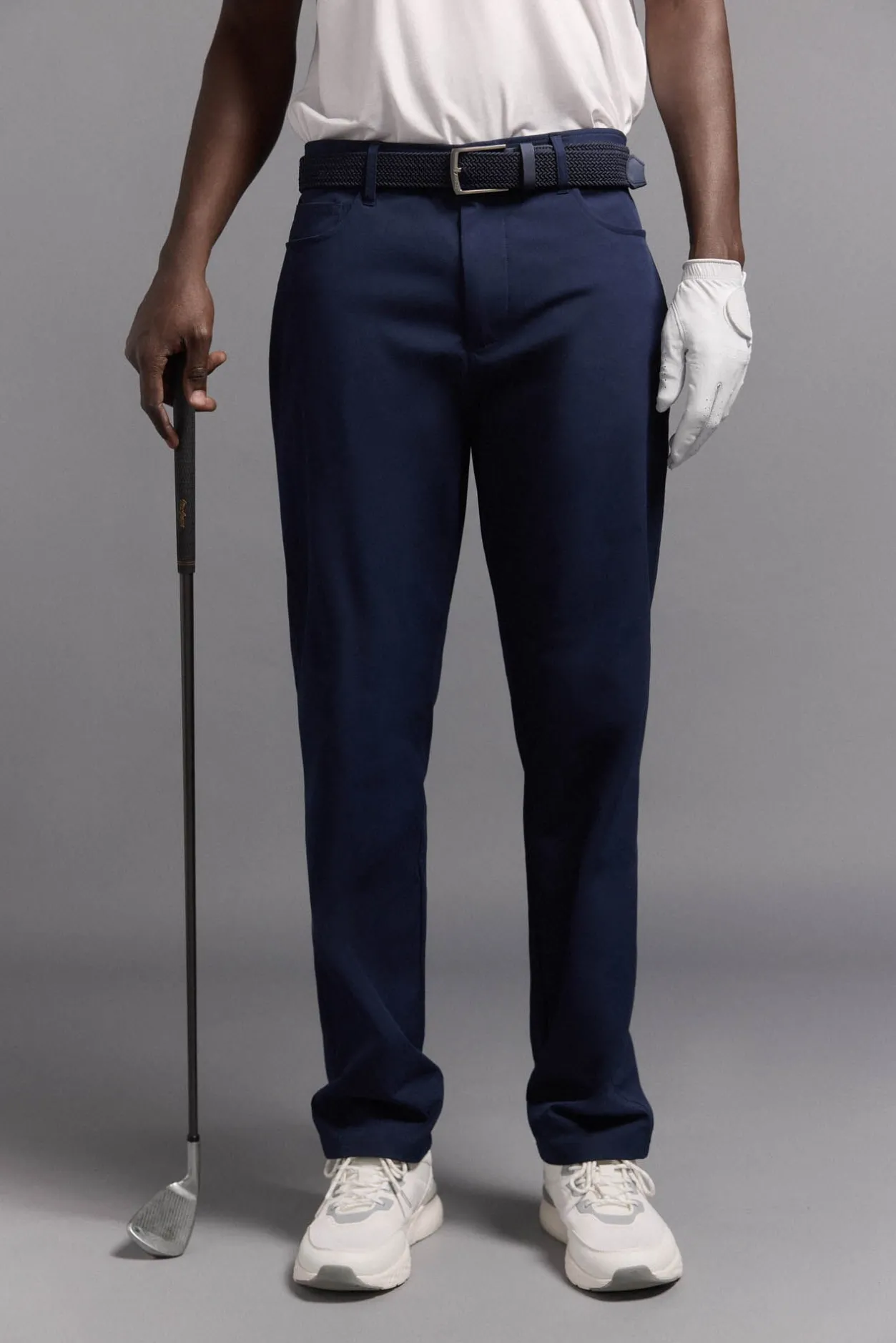Pedro del Hierro Pantalones largos 5 bolsillos golf Azul Discount
