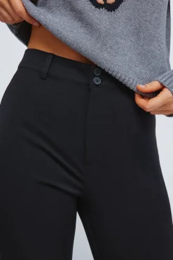 Springfield Pantalones rayas flare negro Hot