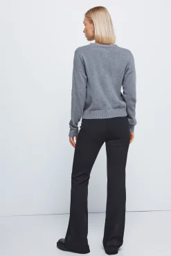 Springfield Pantalones rayas flare negro Hot