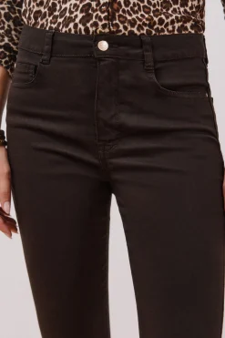 Cortefiel Pantalones Sensational color Marr&oacute;n oscuro Hot