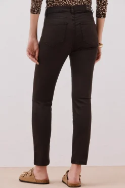 Cortefiel Pantalones Sensational color Marr&oacute;n oscuro Hot