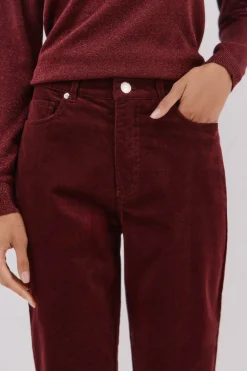 Cortefiel Pantalones sensational pana Granate Sale