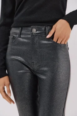 Cortefiel Pantalones sensational resinados Gris Clearance