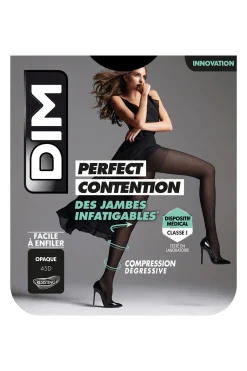 DIM Panty transparente de descanso 45 Deniers negro Sale