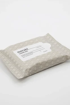 Meraki Paquete de toallitas limpiadoras gris New