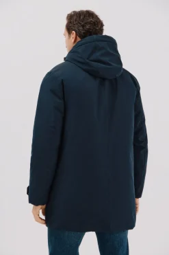 Cortefiel Parka 4 bolsillos Azul marino Online