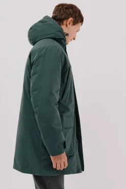 Cortefiel Parka 4 bolsillos Verde oscuro New
