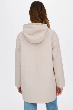 Vila Parka 3/4 con capucha Gris Clearance