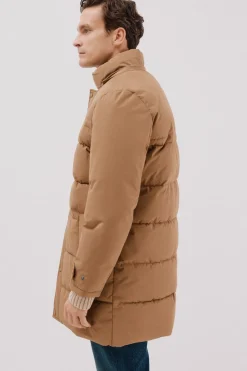 Cortefiel Parka acolchada Camel New