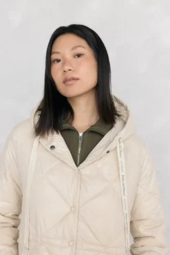 Pedro del Hierro Parka acolchada capucha Crudo Outlet