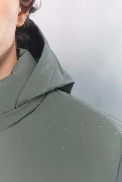 Springfield Parka acolchada térmica verde Clearance