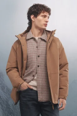 Springfield Parka alcolchada térmica beige