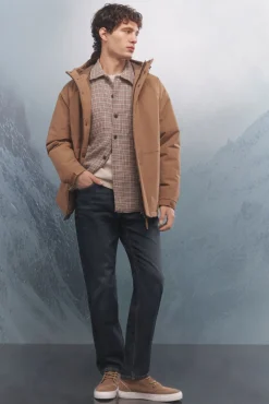 Springfield Parka alcolchada térmica beige