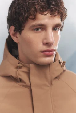 Springfield Parka alcolchada térmica beige