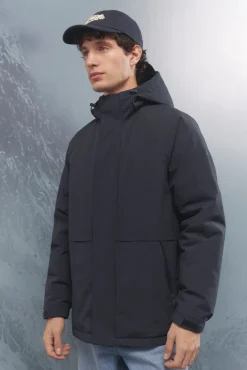 Springfield Parka alcolchada térmica azul Best