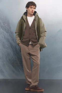 Springfield Parka alcolchada térmica kaki New