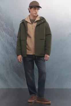 Springfield Parka alcolchada térmica kaki