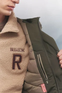 Springfield Parka alcolchada térmica kaki