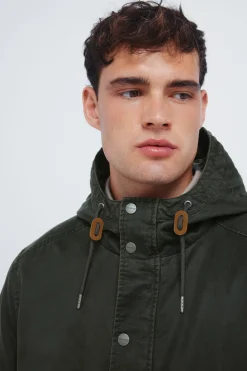 Springfield Parka algodón kaki New