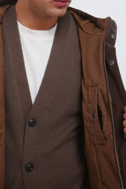 Springfield Parka algodón beige