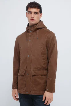Springfield Parka algodón beige